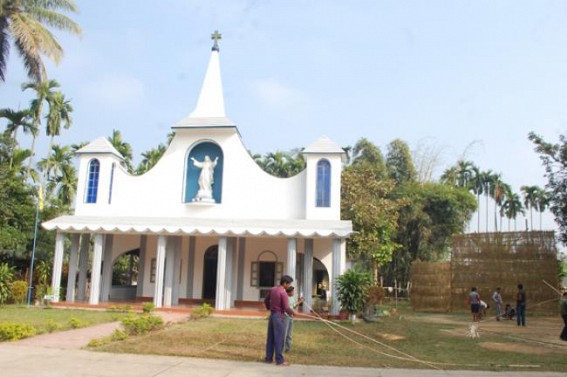 Mariamnagar Church geared up for Christmas celebration: City brightened up